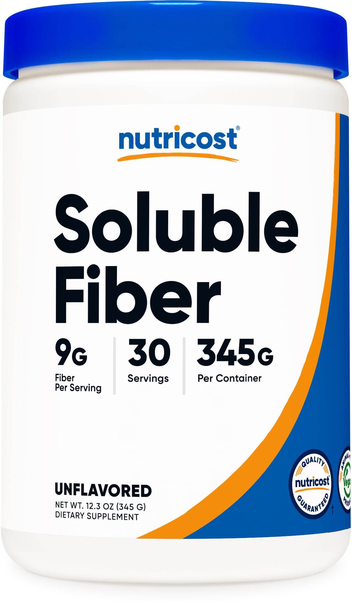 Foto 2 pulgar | Fibra Soluble En Polvo Nutricost 30 Porciones Vegana Sin Ogm - Venta Internacional.