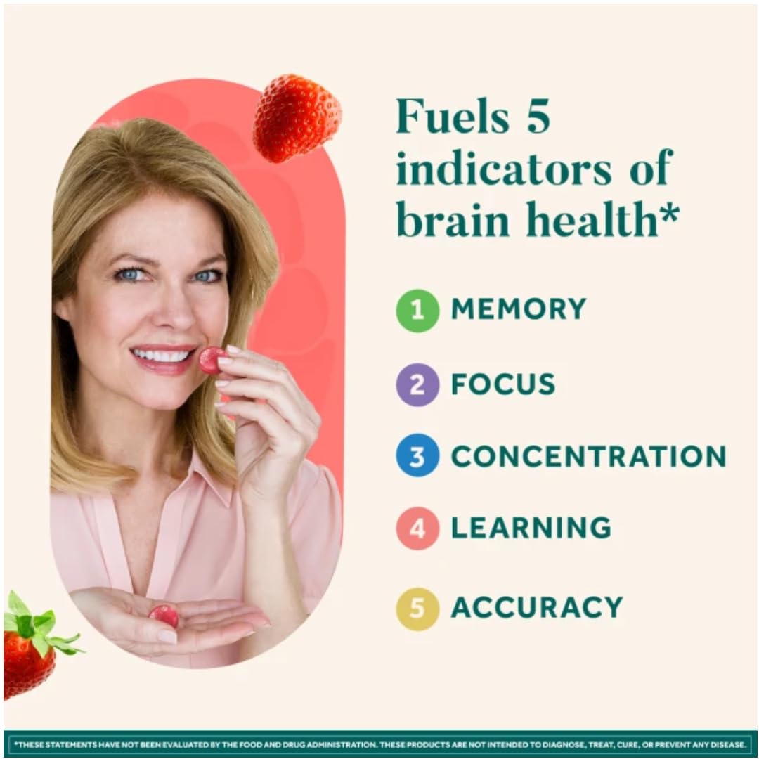 Foto 7 pulgar | Suplemento Neuriva Original Brain Memory Focus, 50 Gomitas, Paquete De 2 - Venta Internacional.