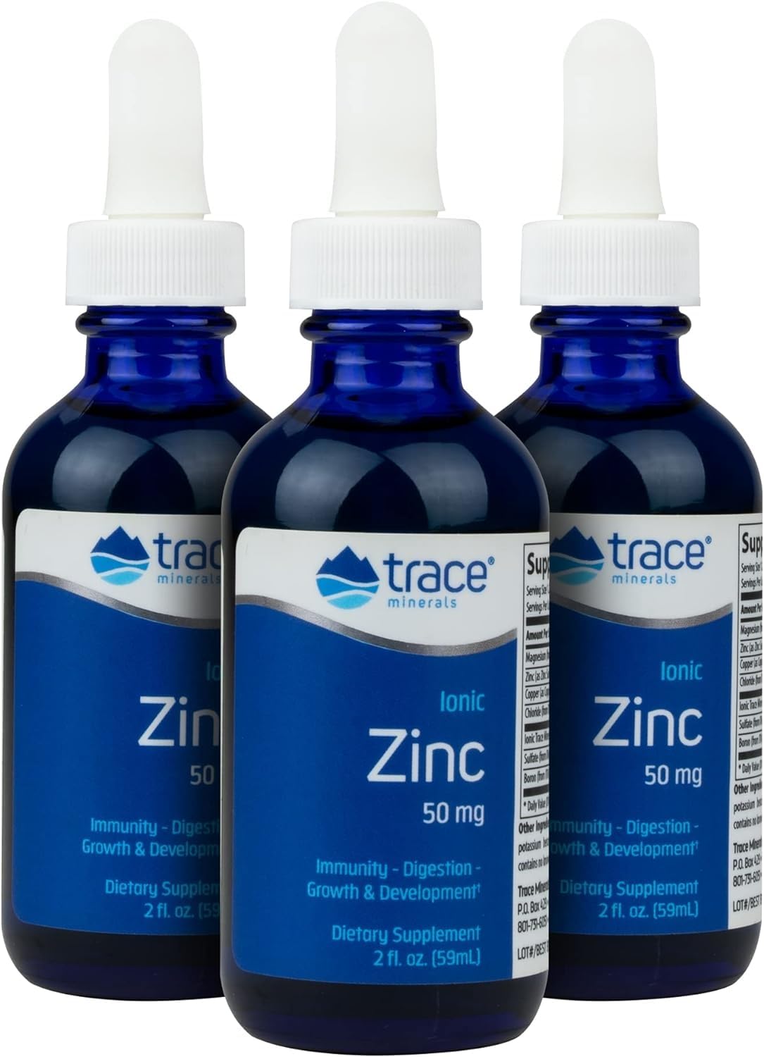 Foto 2 pulgar | Suplemento De Oligoelementos De Zinc Iónico De 60 Ml Con Cobre Y Magnesio - Venta Internacional.