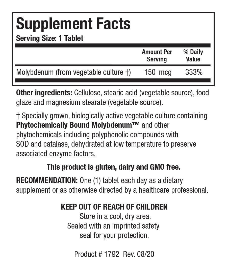 Foto 6 pulgar | Suplemento Biotics Research Mozyme Forte De Molibdeno 150 Mcg - Venta Internacional.