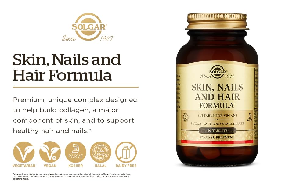 Foto 3 | Suplemento Solgar Skin, Nails & Hair Advanced Msm 60 Comprimidos - Venta Internacional.