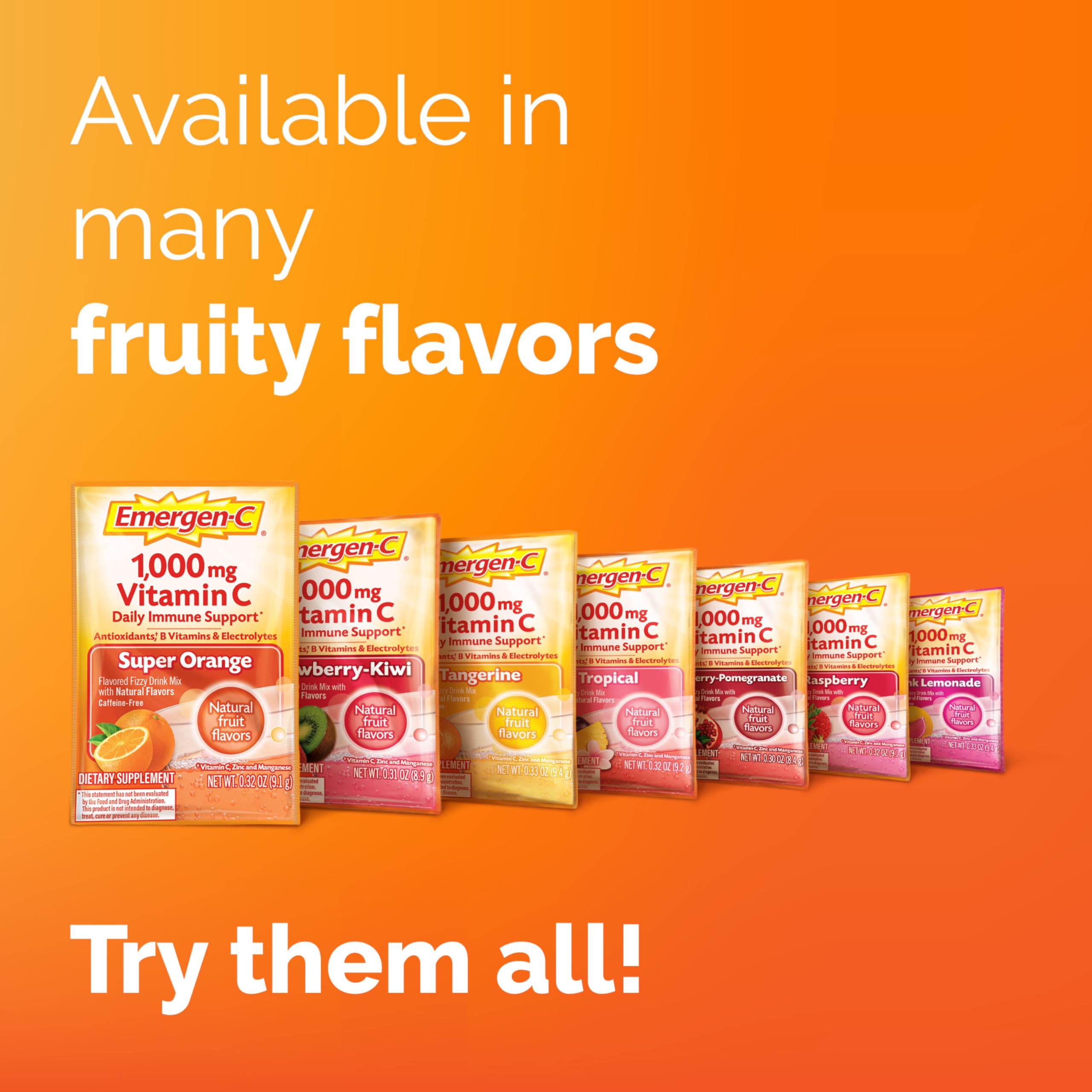 Foto 4 | Suplemento Vitamina C Raspberry Emergen-C 60 Paquetes-Venta Internacional