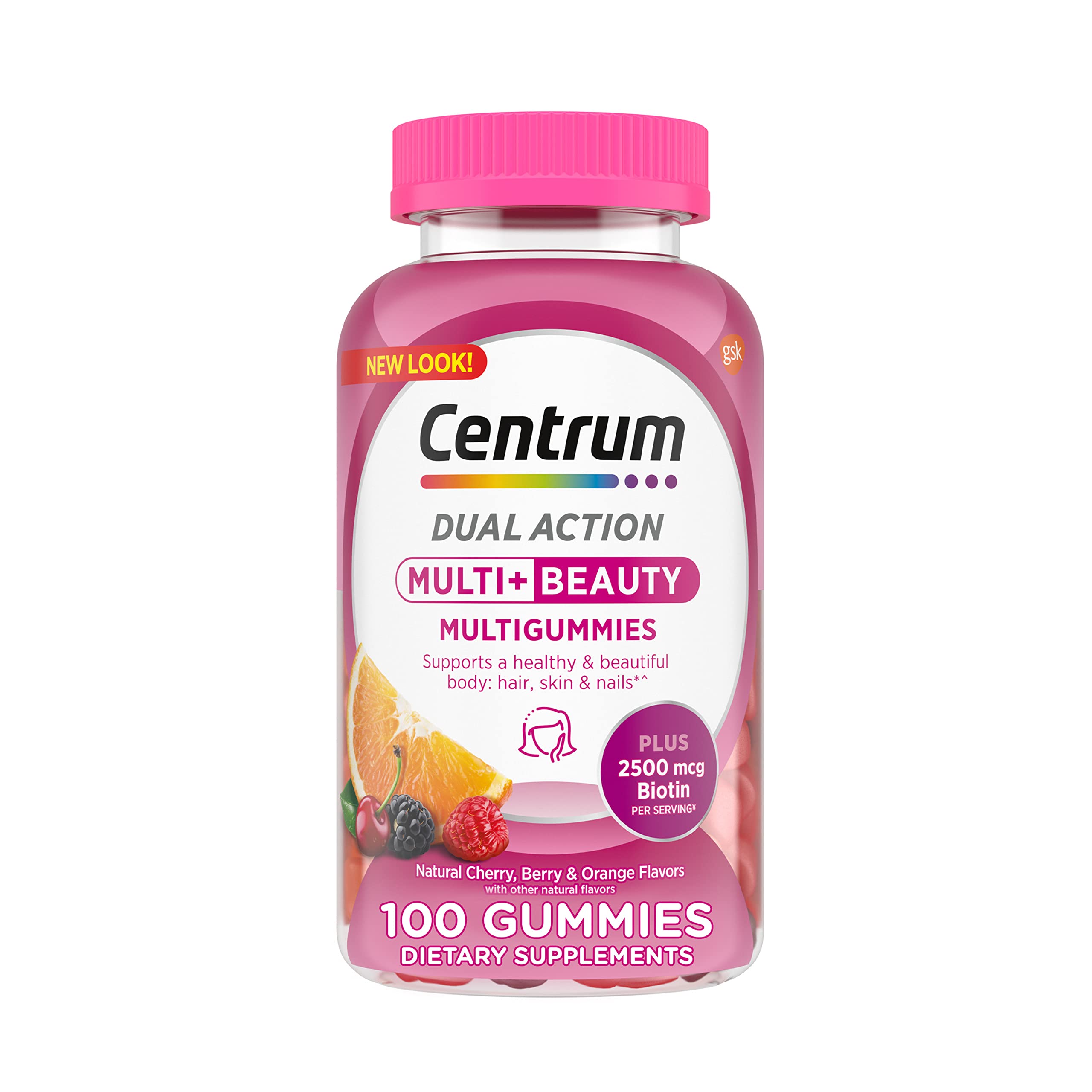 Foto 2 pulgar | Suplemento Centrum Multigummies Multi+ Beauty 100 Comprimidos - Venta Internacional.