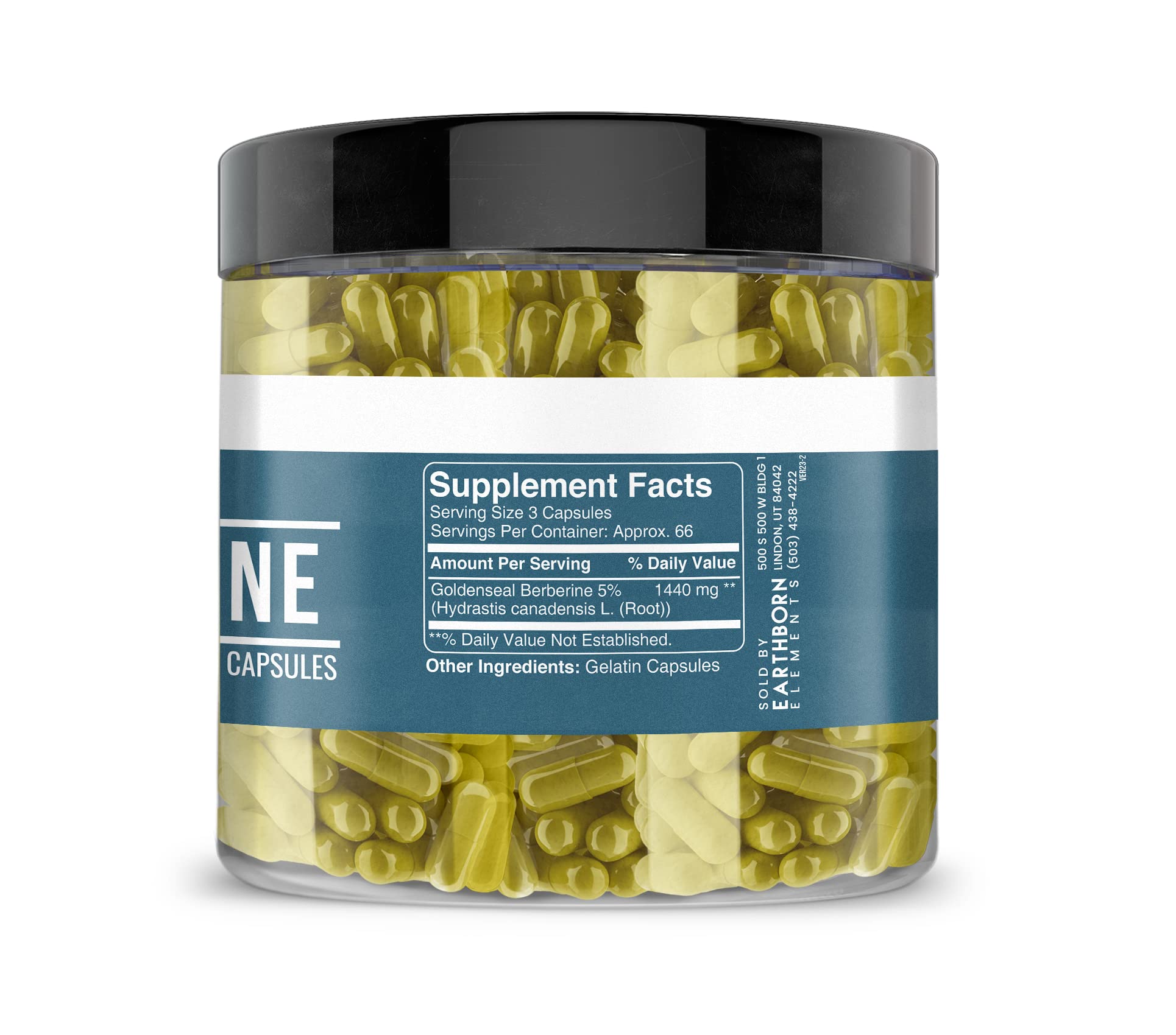 Foto 3 | Suplemento Dietético Earthborn Elements Berberine 200 Cápsulas - Venta Internacional.