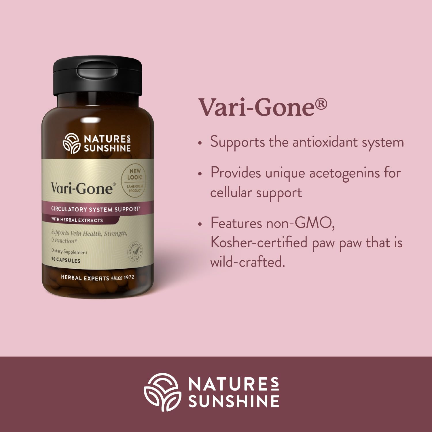 Foto 4 pulgar | Suplementos Nature's Sunshine Vari-gone 90 Cápsulas - Venta Internacional.