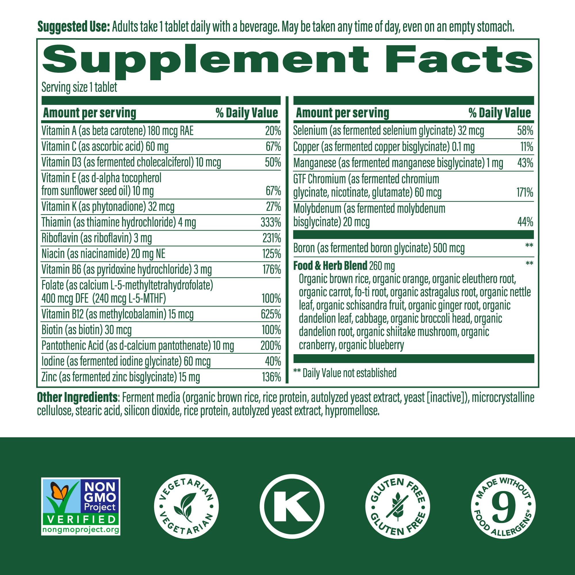 Foto 3 pulgar | Multivitamínico Megafood One Daily Para Hombres Con Vitaminas C, D3 Y B12 - Venta Internacional.