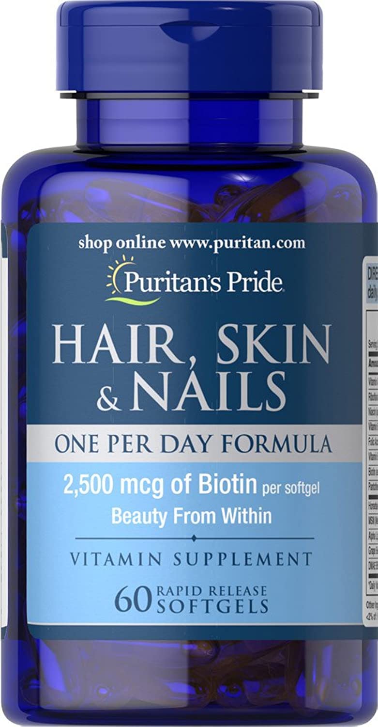 Foto 1 | Suplemento Puritan's Pride Hair Skin Nails 60 Cápsulas Blandas - Venta Internacional.
