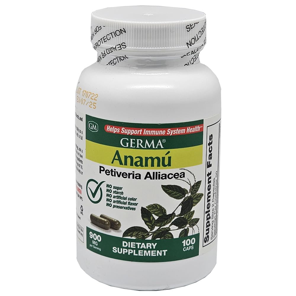 Foto 2 pulgar | Suplemento Dietético Germa Anamu Natural 450 Mg 100 Cápsulas - Venta Internacional.