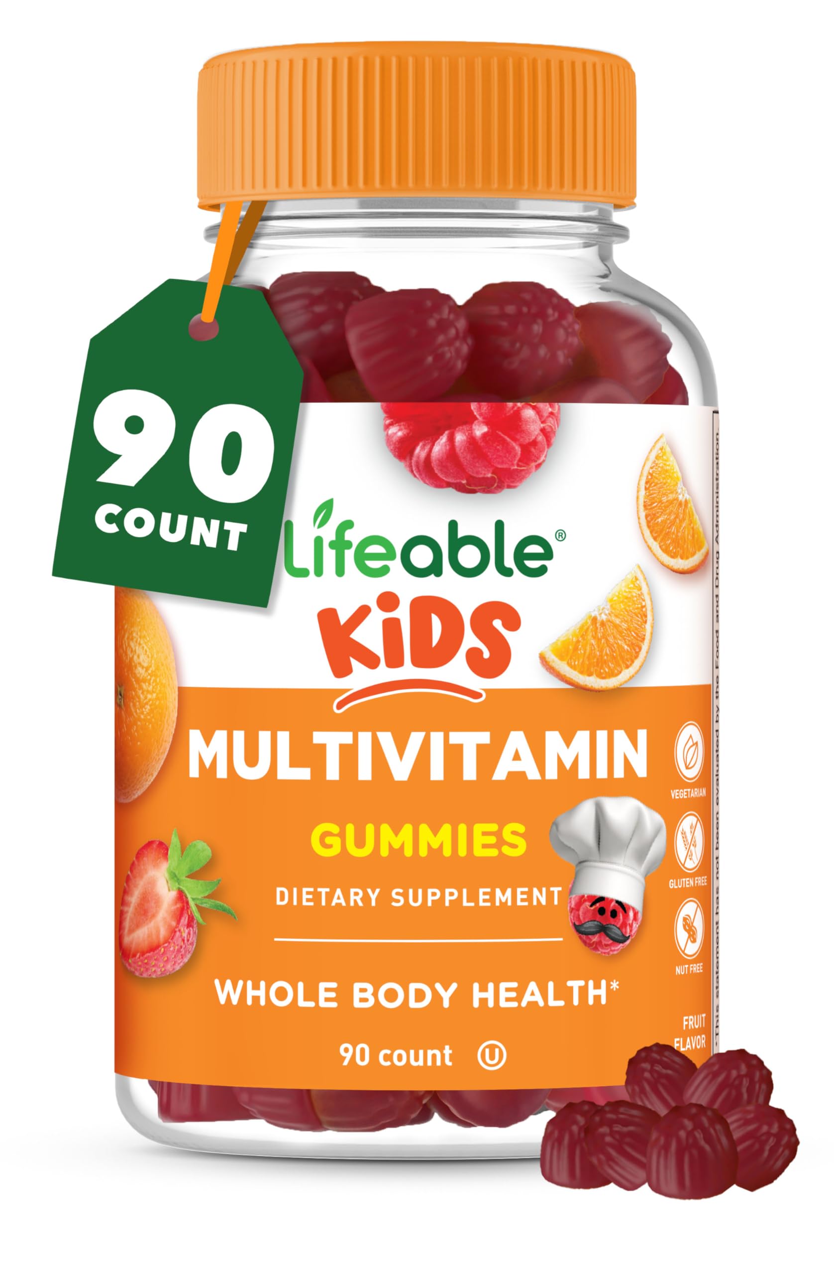 Foto 2 pulgar | Gomitas Multivitamínicas Lifeable Para Niños Con 11 Vitaminas Y Zinc, 90 Unidades - Venta Internacional.