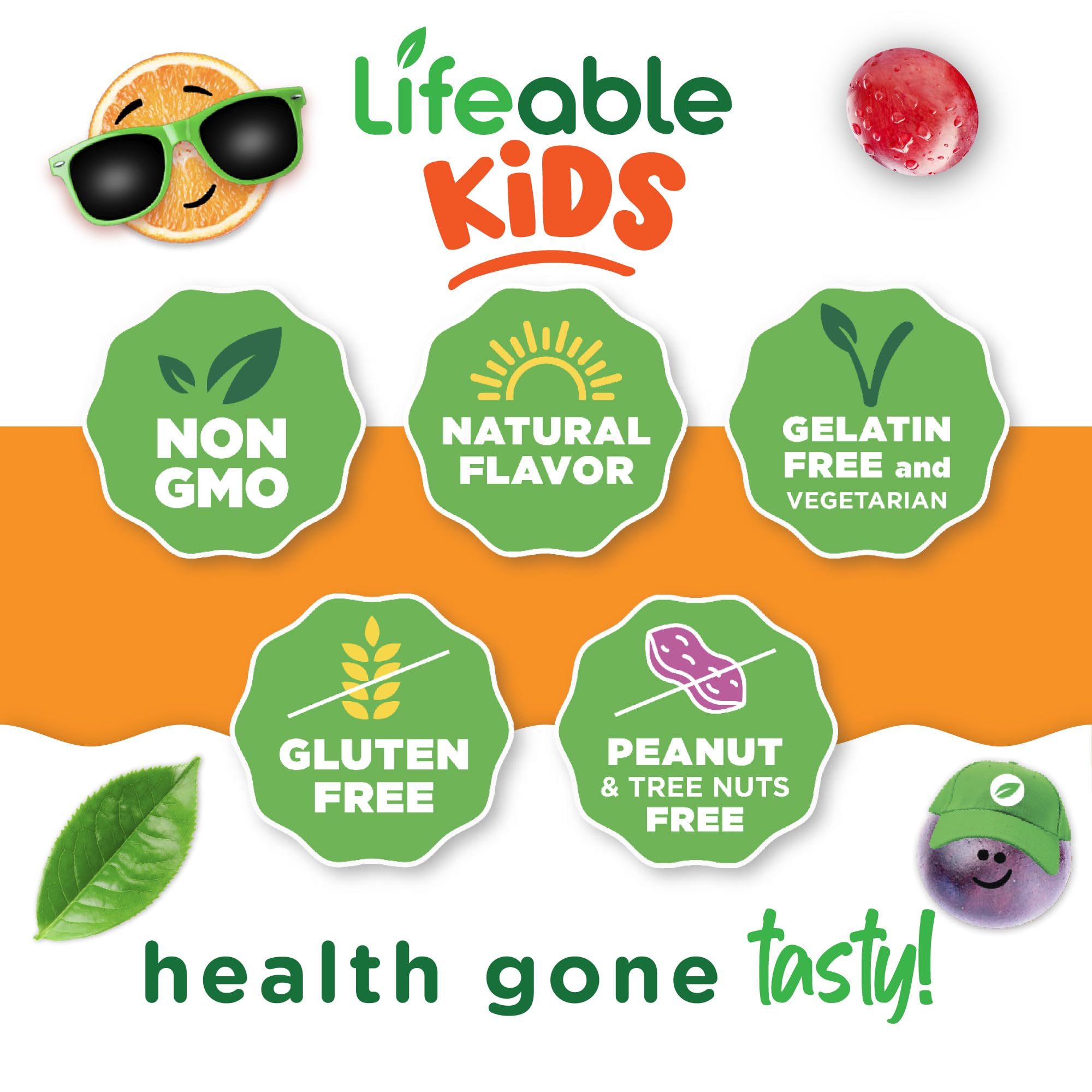 Foto 4 | Gomitas Multivitamínicas Lifeable Para Niños Con 11 Vitaminas Y Zinc, 90 Unidades - Venta Internacional.