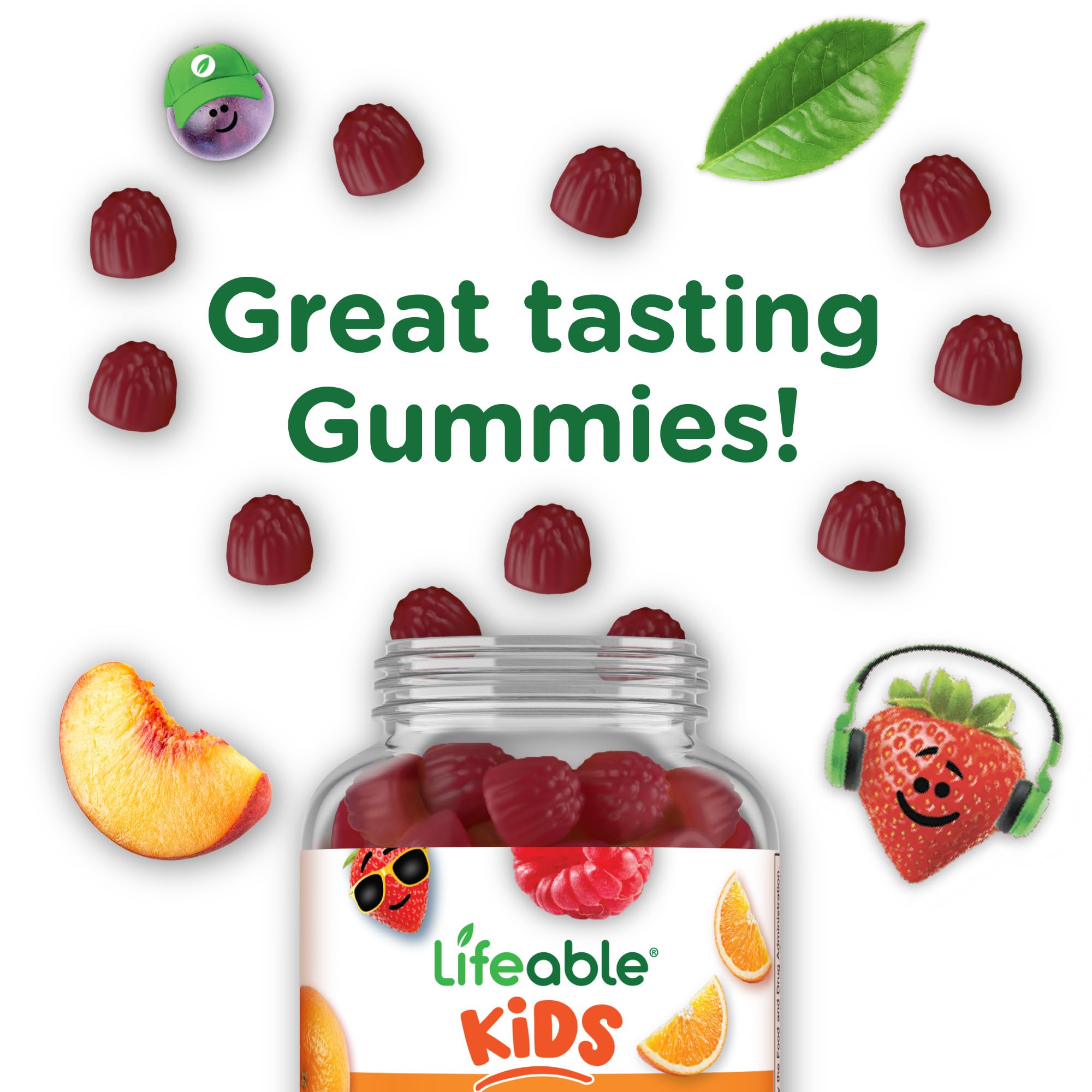 Foto 7 pulgar | Gomitas Multivitamínicas Lifeable Para Niños Con 11 Vitaminas Y Zinc, 90 Unidades - Venta Internacional.