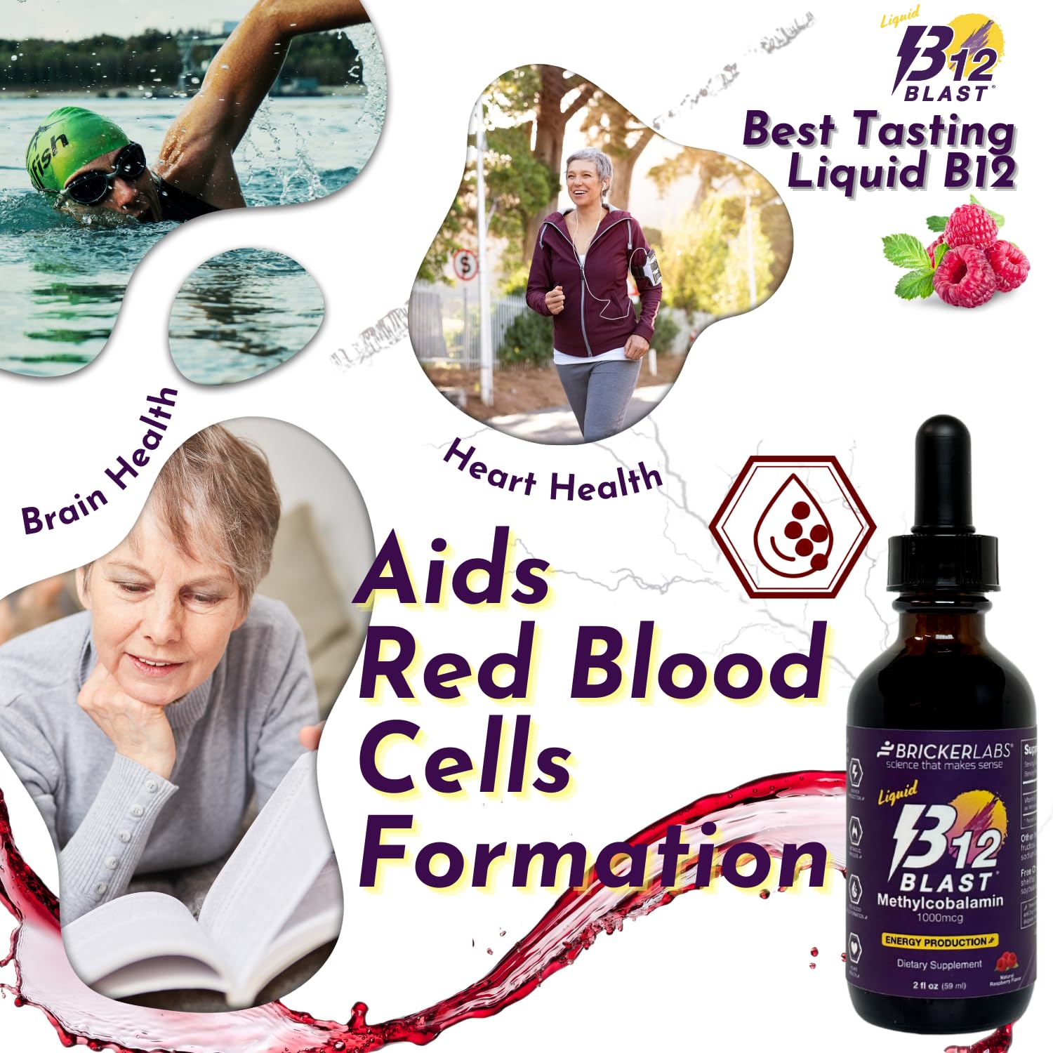 Foto 6 pulgar | Suplemento De Metilcobalamina B12 Blast De Bricker Labs 1000 Mcg - Venta Internacional.
