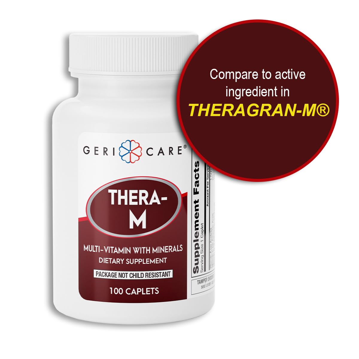 Foto 3 pulgar | Suplemento Multivitamínico De Alta Potencia Gericare Thera, 100 Cápsulas - Venta Internacional.