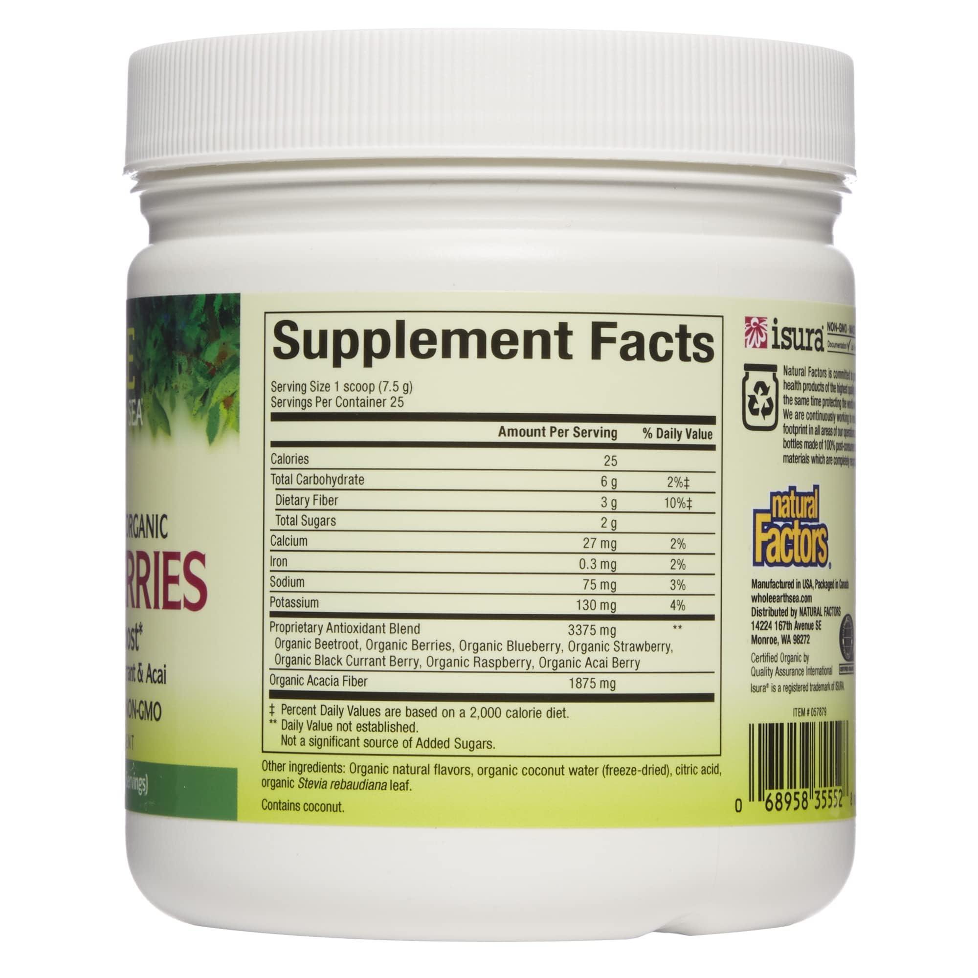 Foto 3 pulgar | Suplemento Natural Factors Remolachas y Bayas 25 Servicios - Venta Internacional