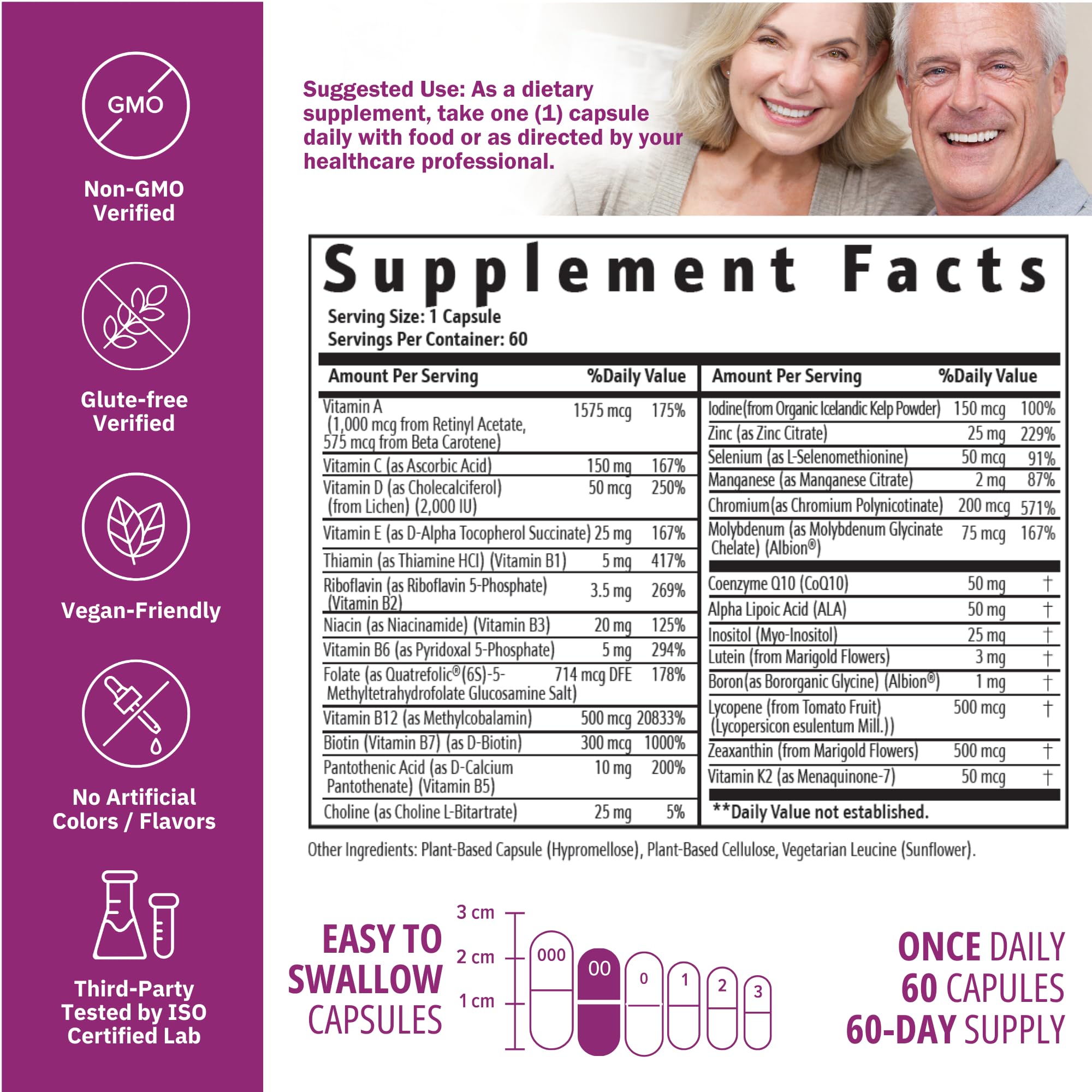 Foto 4 pulgar | Complemente Naturegenx Con Solo Un Multivitamínico Metilado Al Día - Venta Internacional.
