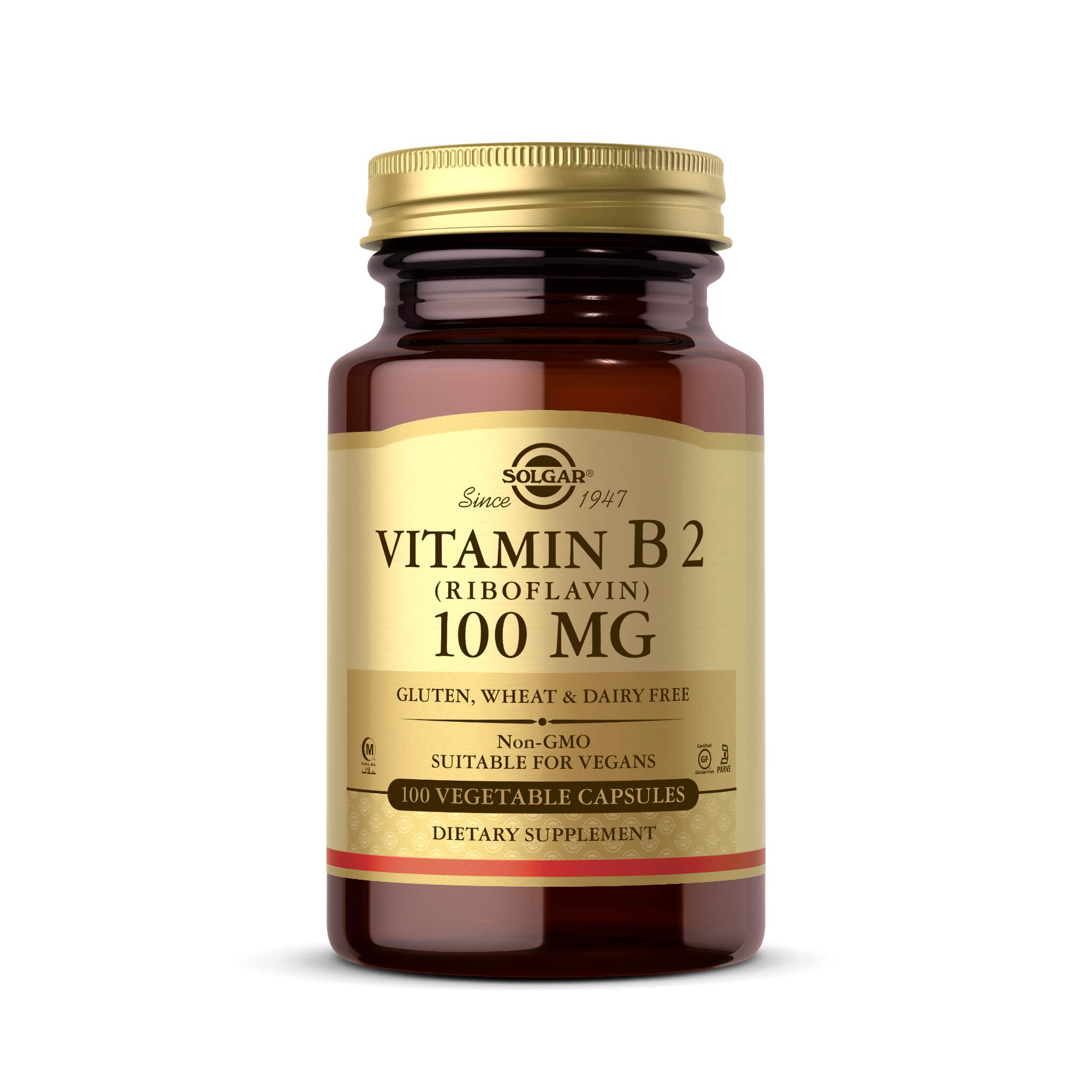 Foto 1 | Suplemento Solgar De Vitamina B2 (riboflavina) 100 Mg 100 Cápsulas - Venta Internacional.