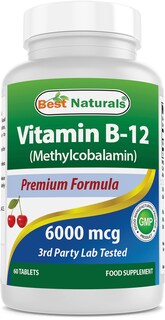 Foto 1 | Suplemento Best Naturals Con Vitamina B-12, Metilcobalamina, 6000 Mcg - Venta Internacional.