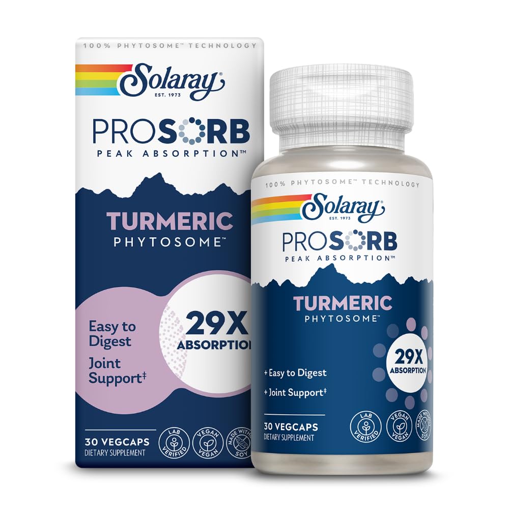 Foto 8 pulgar | Suplemento De Fitosoma De Cúrcuma Solaray, 500 Mg, 30 Cápsulas Vegetales - Venta Internacional.