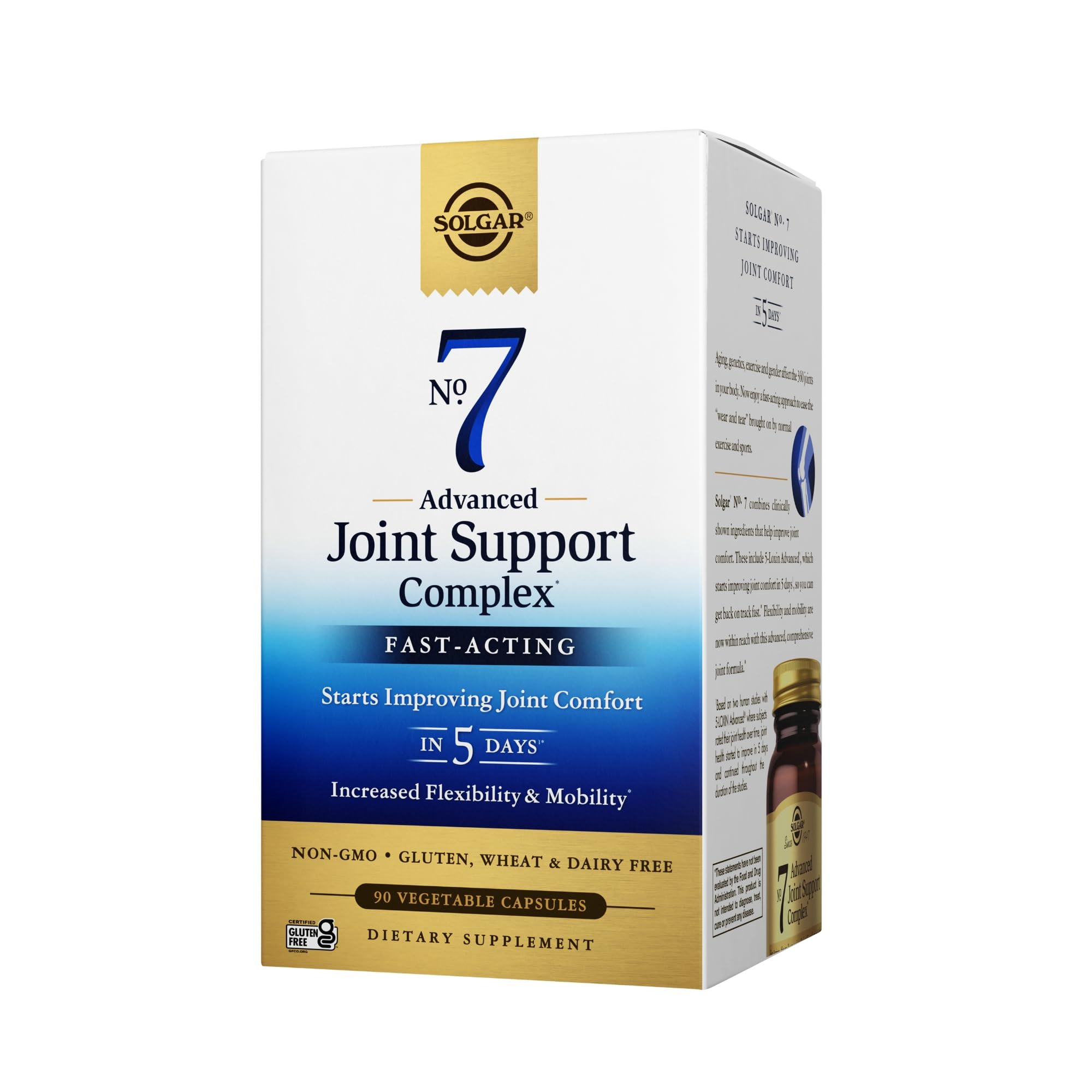 Suplemento Solgar No. 7 Advanced Joint Support X180 Caps - Venta Internacional.