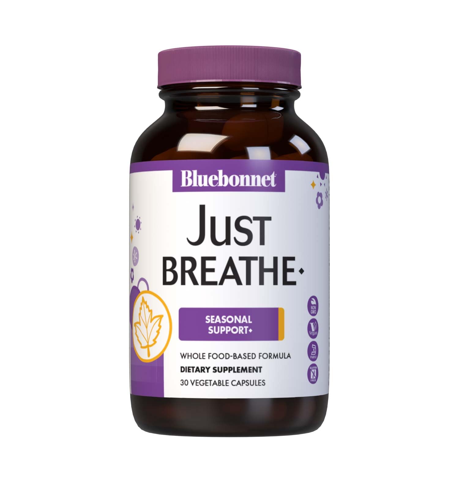 Suplemento Bluebonnet Nutrition Justbreathe 30 Cápsulas - Venta Internacional.