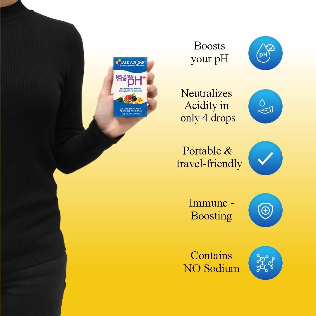 Foto 4 pulgar | Gotas Minerales Alcalinas Alkazone Equilibran Tu Ph+ 37 Ml - Venta Internacional.