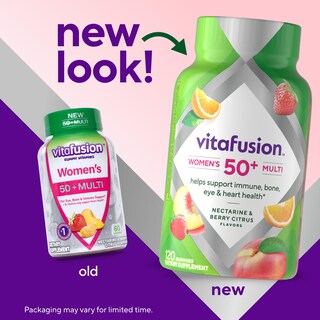 Foto 2 | Gomitas Multivitamínicas Vitafusion Para Mujeres De 50 O Más De 120 Unidades - Venta Internacional.