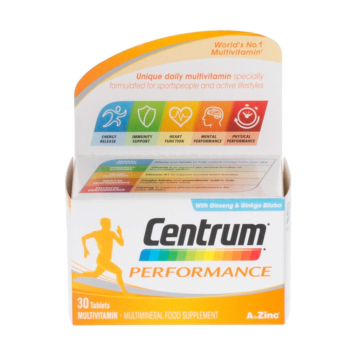 Suplemento Centrum Performance 30 Tabletas - Venta Internacional.