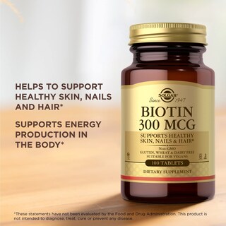 Foto 5 | Suplemento Solgar Biotina 300 Mcg 100 Tabletas X3 - 300 Porciones - Venta Internacional.