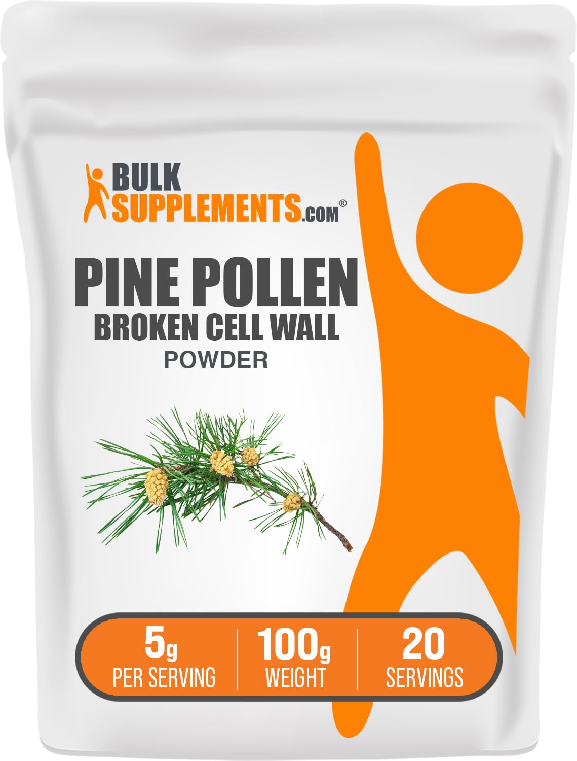 Suplemento De Polen De Pino En Polvo Bulksupplements.com 250 G - Venta Internacional.