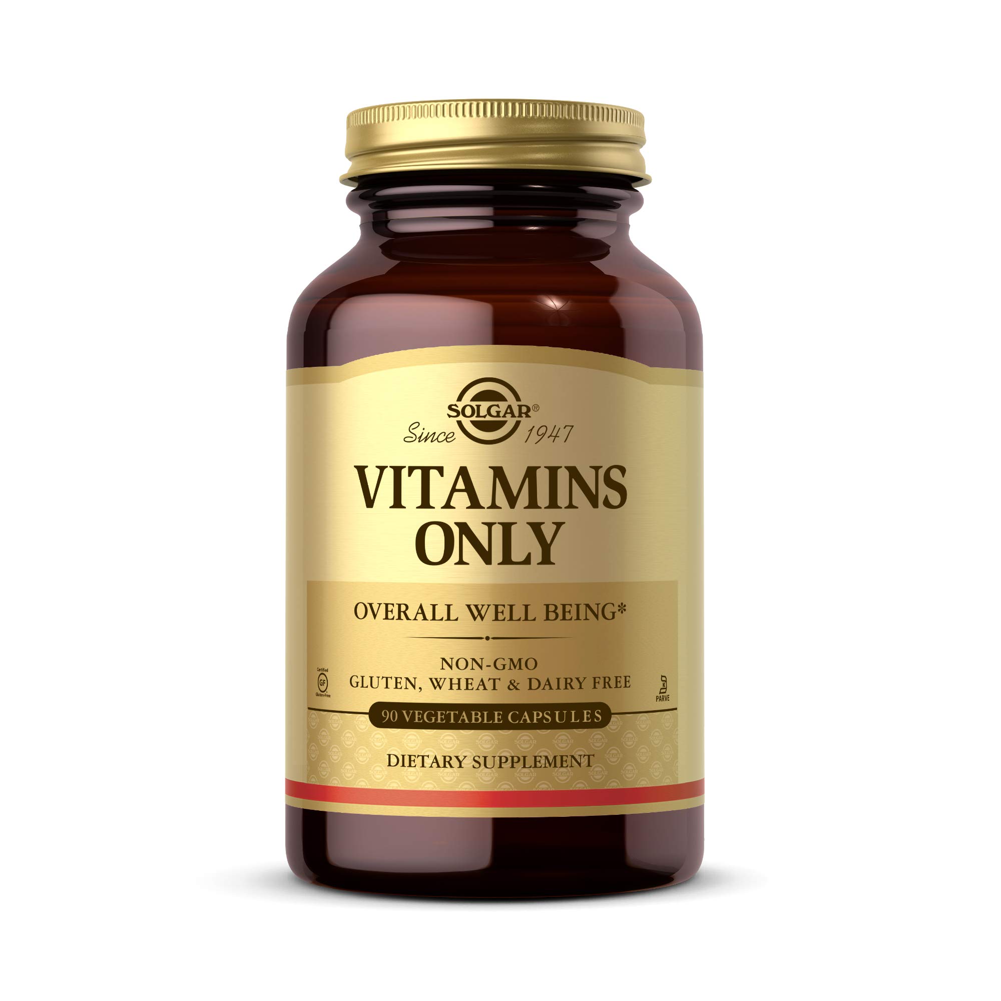 Suplemento Solgar Vitamins Only 90 Cápsulas Vegetales - Venta Internacional.