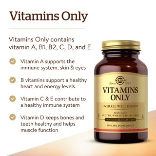 Foto 3 | Suplemento Solgar Vitamins Only 90 Cápsulas Vegetales - Venta Internacional.