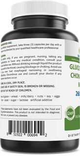 Foto 3 | Suplemento Brieofood De Triple Concentración: Glucosamina, Condroitina (msm) - Venta Internacional.