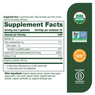 Foto 2 | Suplemento Megafood Vitamin B12 Energy 70 Gomitas - Venta Internacional
