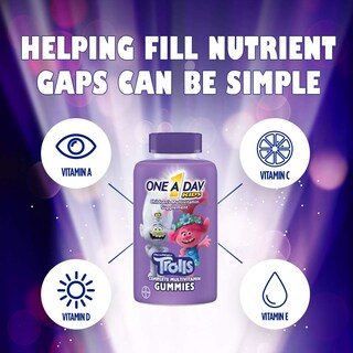 Foto 3 | Gomitas Multivitamínicas One A Day Kids Trolls, 180 Unidades - Venta Internacional.