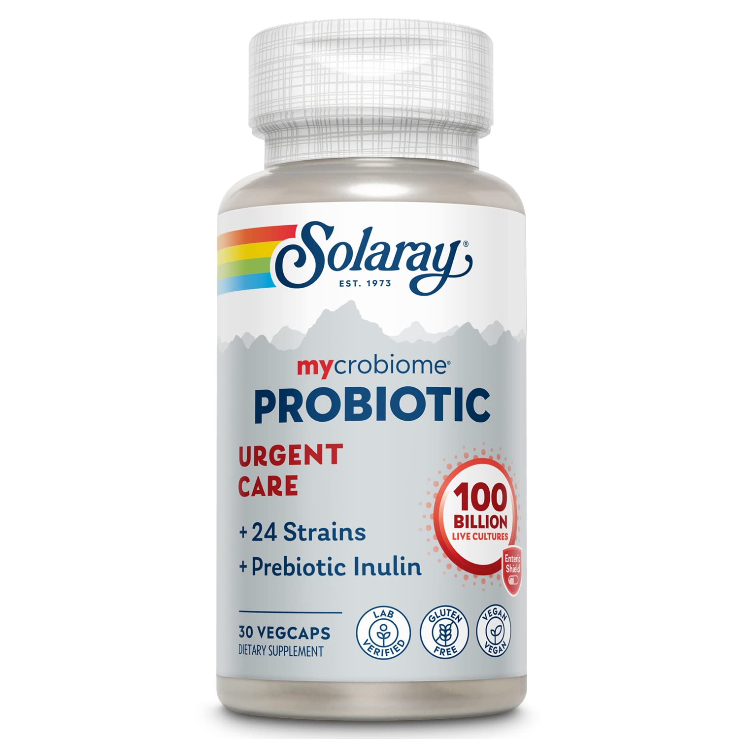 Probiótico Solaray Mycrobiome Urgent Care 100 Mil Millones De Cfu - Venta Internacional.