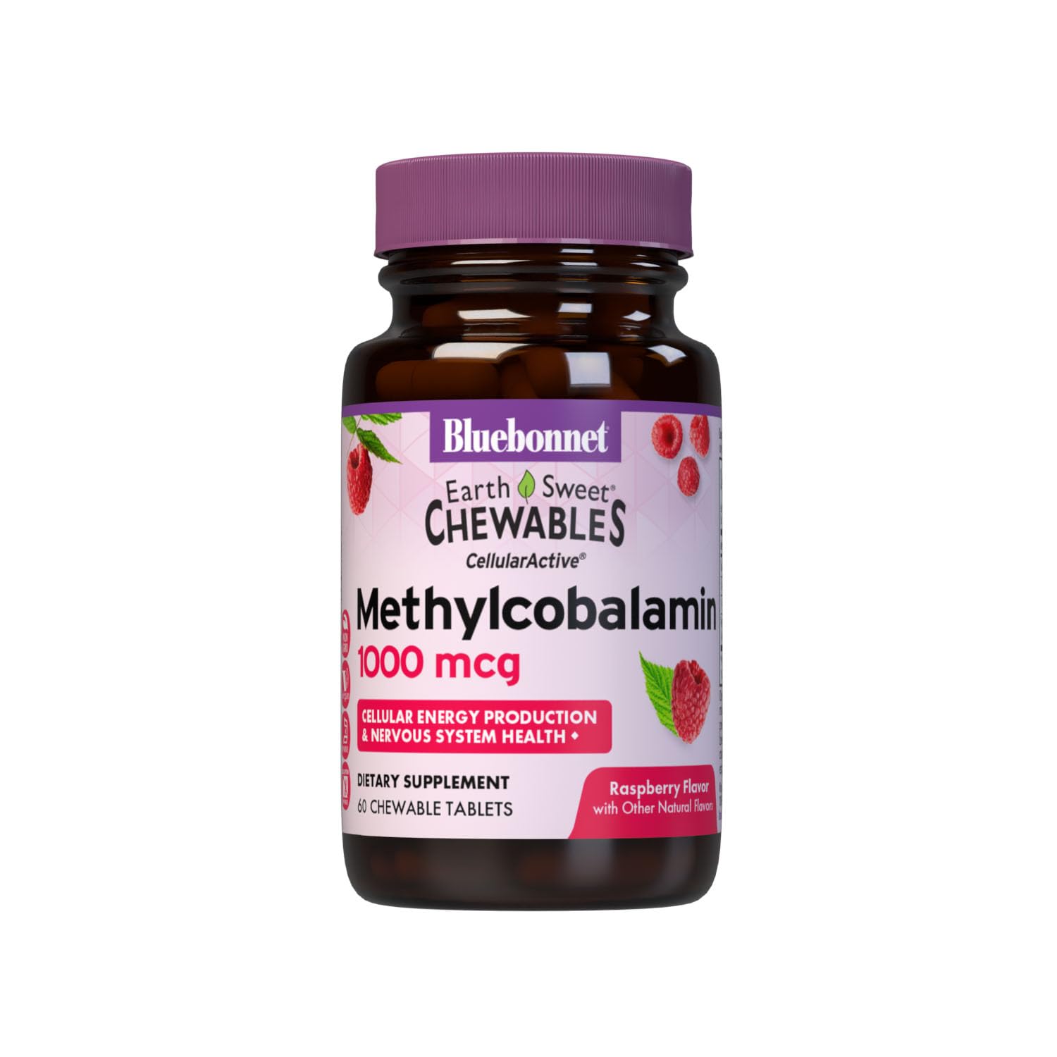 Tabletas Masticables Bluebonnet Earthsweet De Metilcobalamina, 60 Unidades - Venta Internacional.