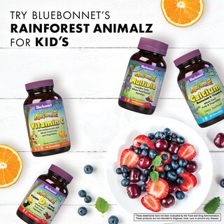 Foto 6 | Tableta Masticable Bluebonnet Nutrition Rainforest Animalz Kids - Venta Internacional.