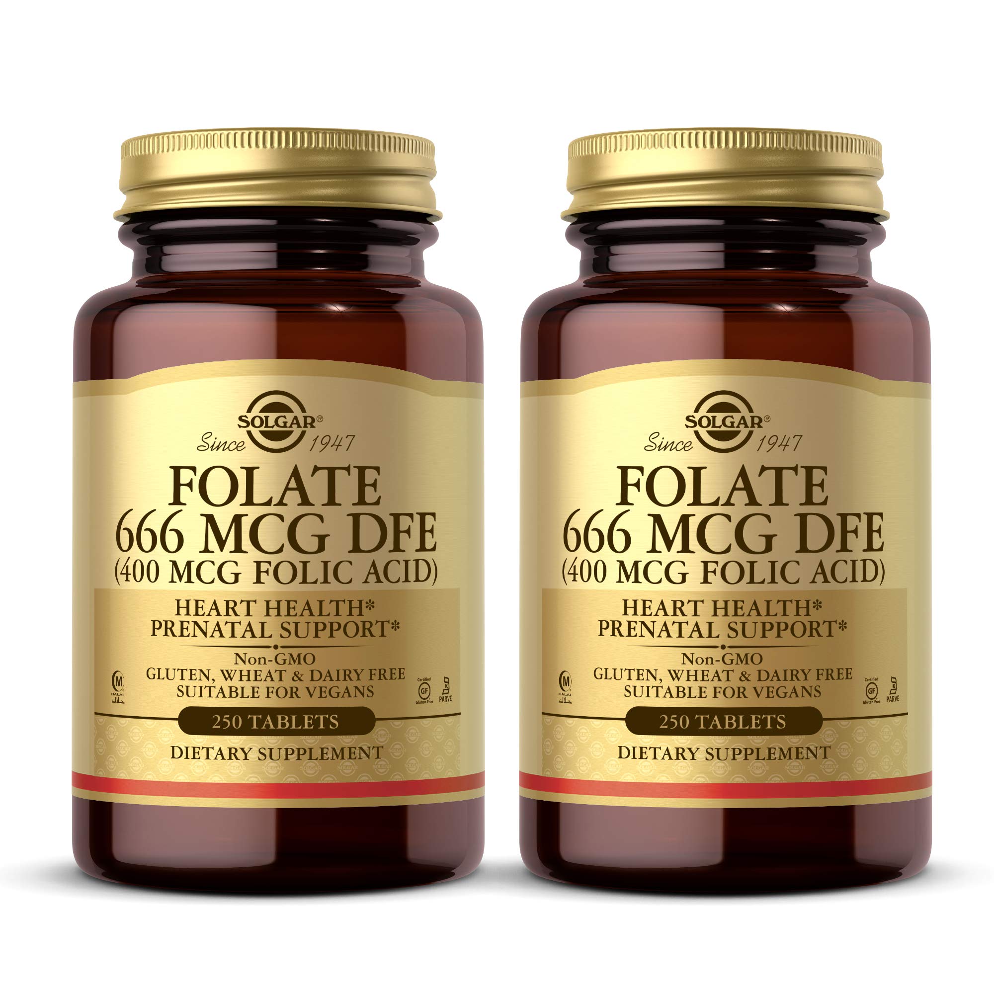 Foto 1 | Suplemento De Folato Solgar 666 Mcg Dfe (400 Mcg De Ácido Fólico) X500 - Venta Internacional.