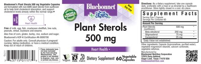Foto 2 | Suplemento De Esteroles Vegetales Bluebonnet Nutrition 500 Mg 60 Cápsulas - Venta Internacional.