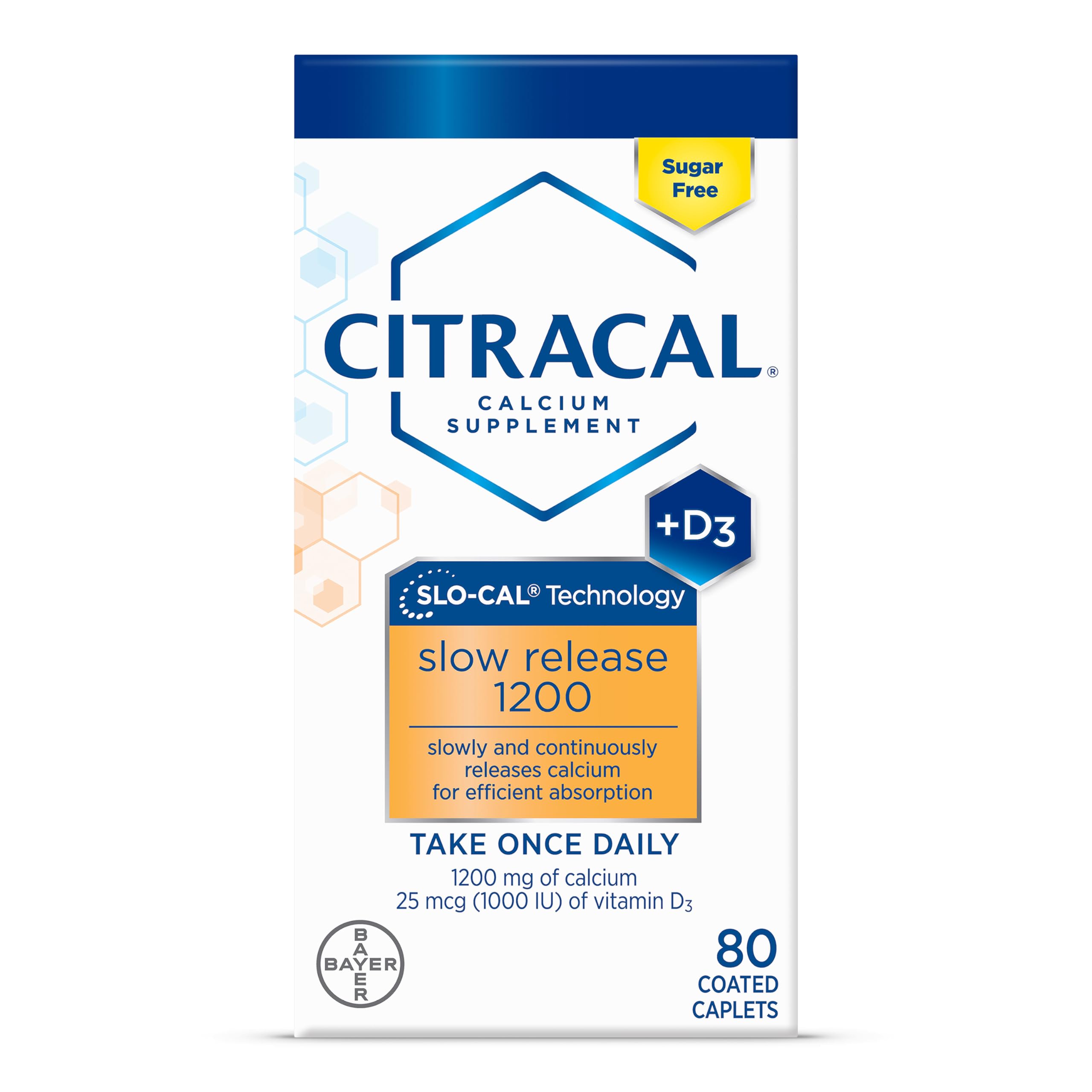 Suplemento Citracal Slow Release 1200 Calcio 1200 Mg + D3 25 Mcg - Venta Internacional.
