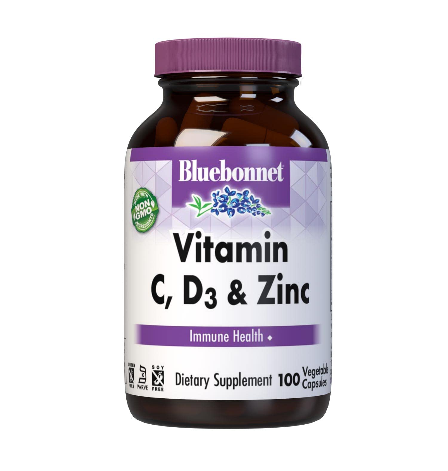 Foto 2 pulgar | Suplemento Bluebonnet Nutrition Con Vitamina C, D3 Y Zinc 100 Cápsulas - Venta Internacional.