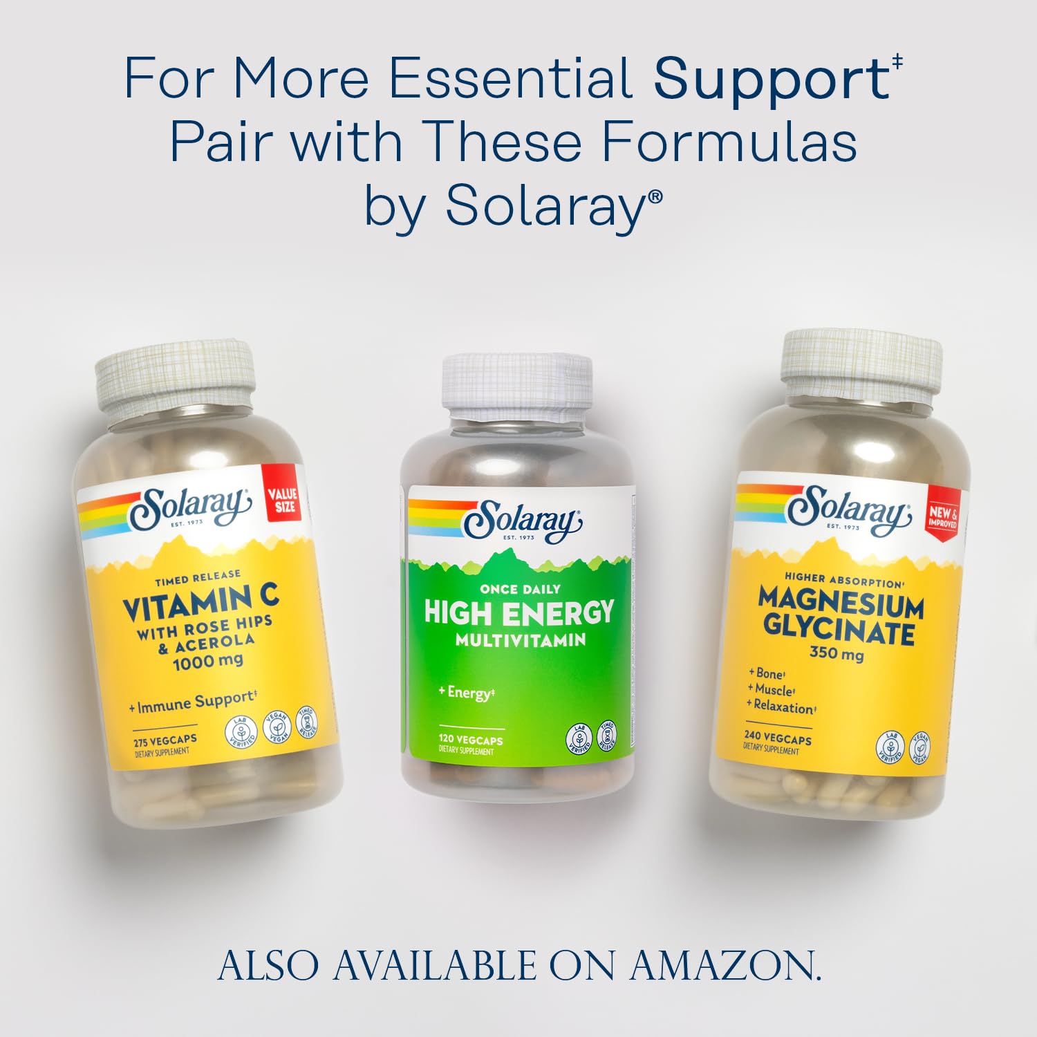 Foto 7 pulgar | Suplemento Multivitamínico De Alta Energía Solaray De Liberación Prolongada - Venta Internacional.
