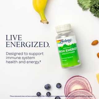 Foto 3 | Suplemento Multivitamínico De Alto Contenido Energético Solaray Una Vez Al Día, 60 Cápsulas Vegetales - Venta In