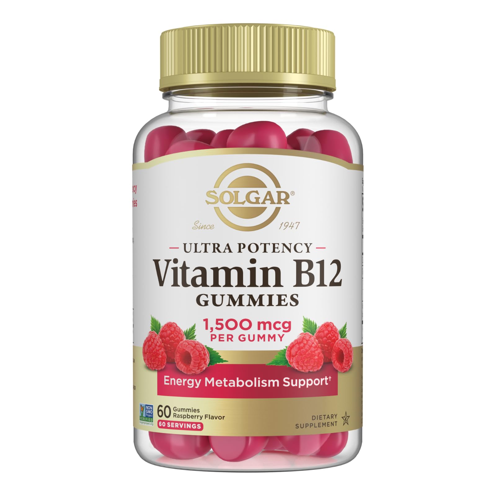 Suplemento Vitamínico Solgar Methyl B12 En Gomitas De 1500 Mcg - Venta Internacional.