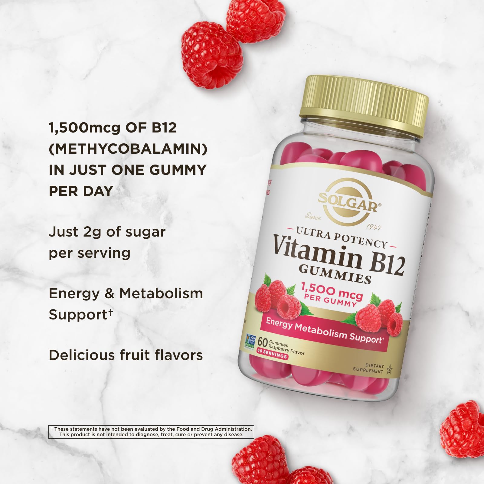 Foto 6 pulgar | Suplemento Vitamínico Solgar Methyl B12 En Gomitas De 1500 Mcg - Venta Internacional.
