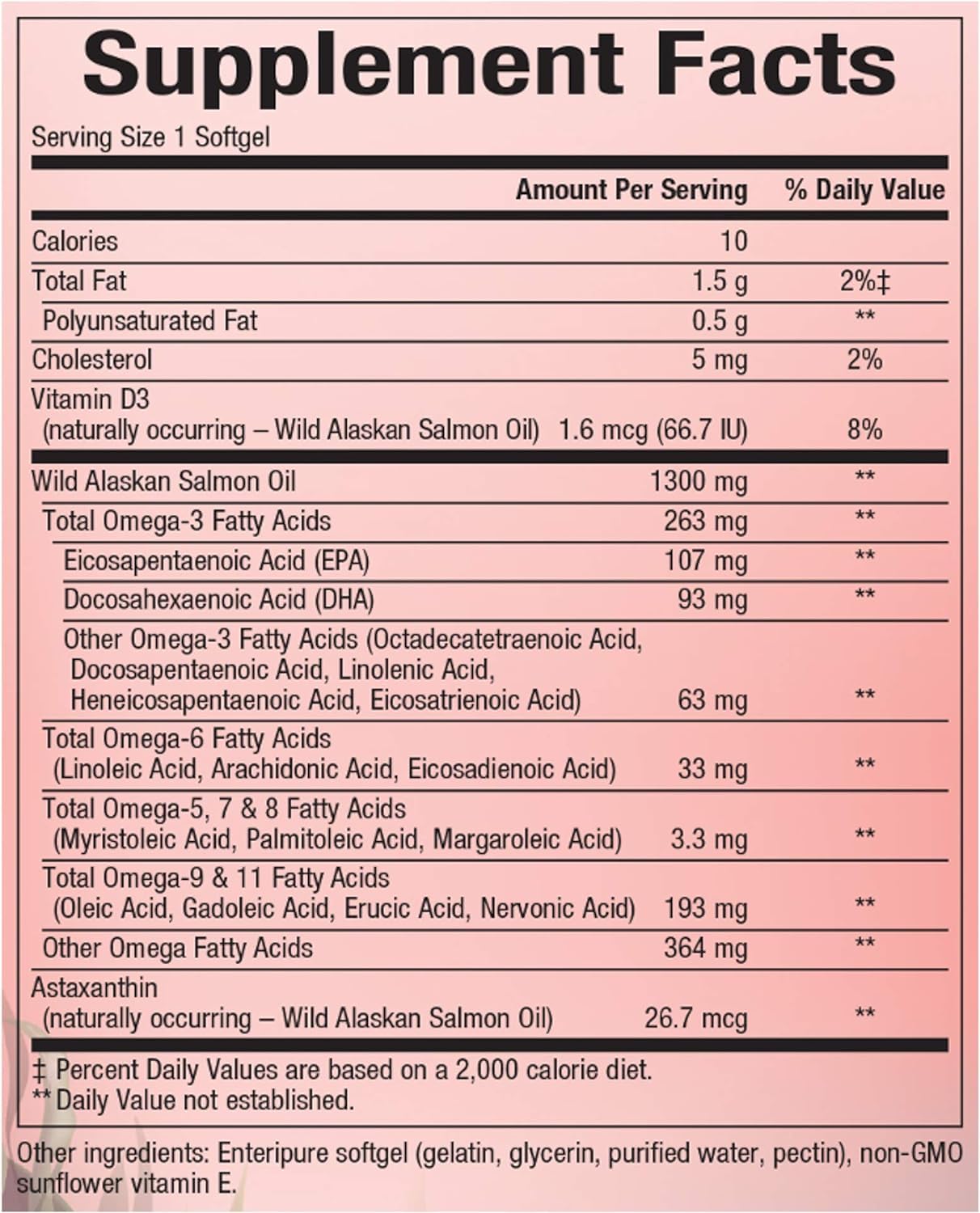 Foto 3 pulgar | Suplemento Natural Factors: Aceite De Salmón Salvaje De Alaska, 90 Unidades - Venta Internacional.