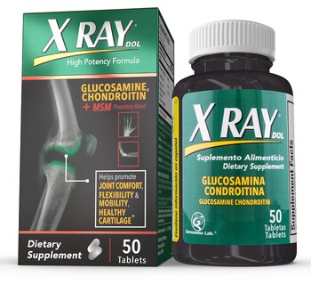 Foto 1 | Suplemento X Ray Dol Joint Health Con Glucosamina 1500 Mg 50 Unidades - Venta Internacional.