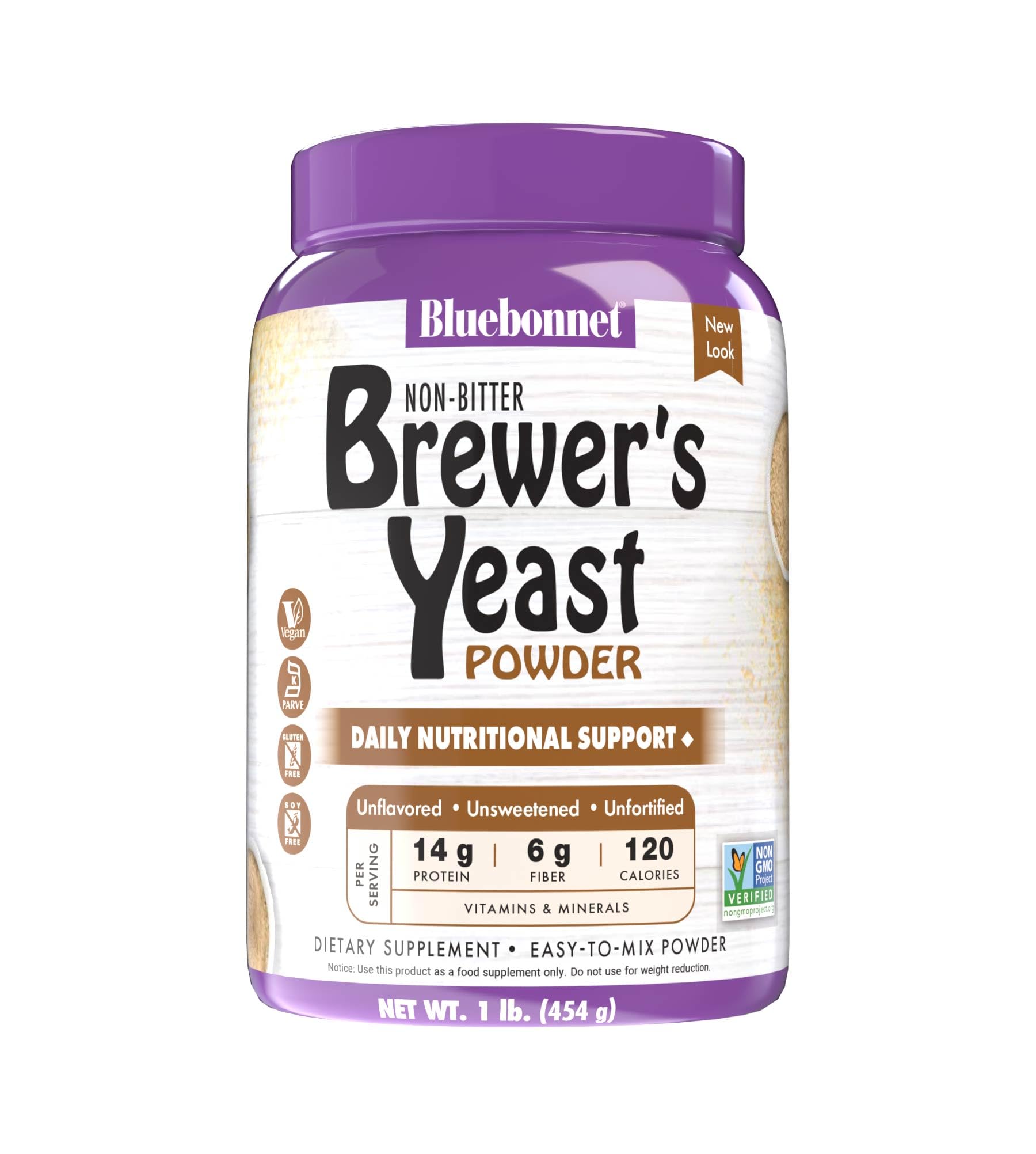 Suplemento Bluebonnet Nutrition Super Earth Brewers Yeast, 454 G - Venta Internacional.