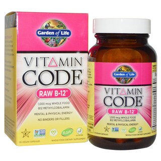 Foto 1 | Suplemento Garden Of Life Vitamin Code B12 30 Cápsulas - Venta Internacional.
