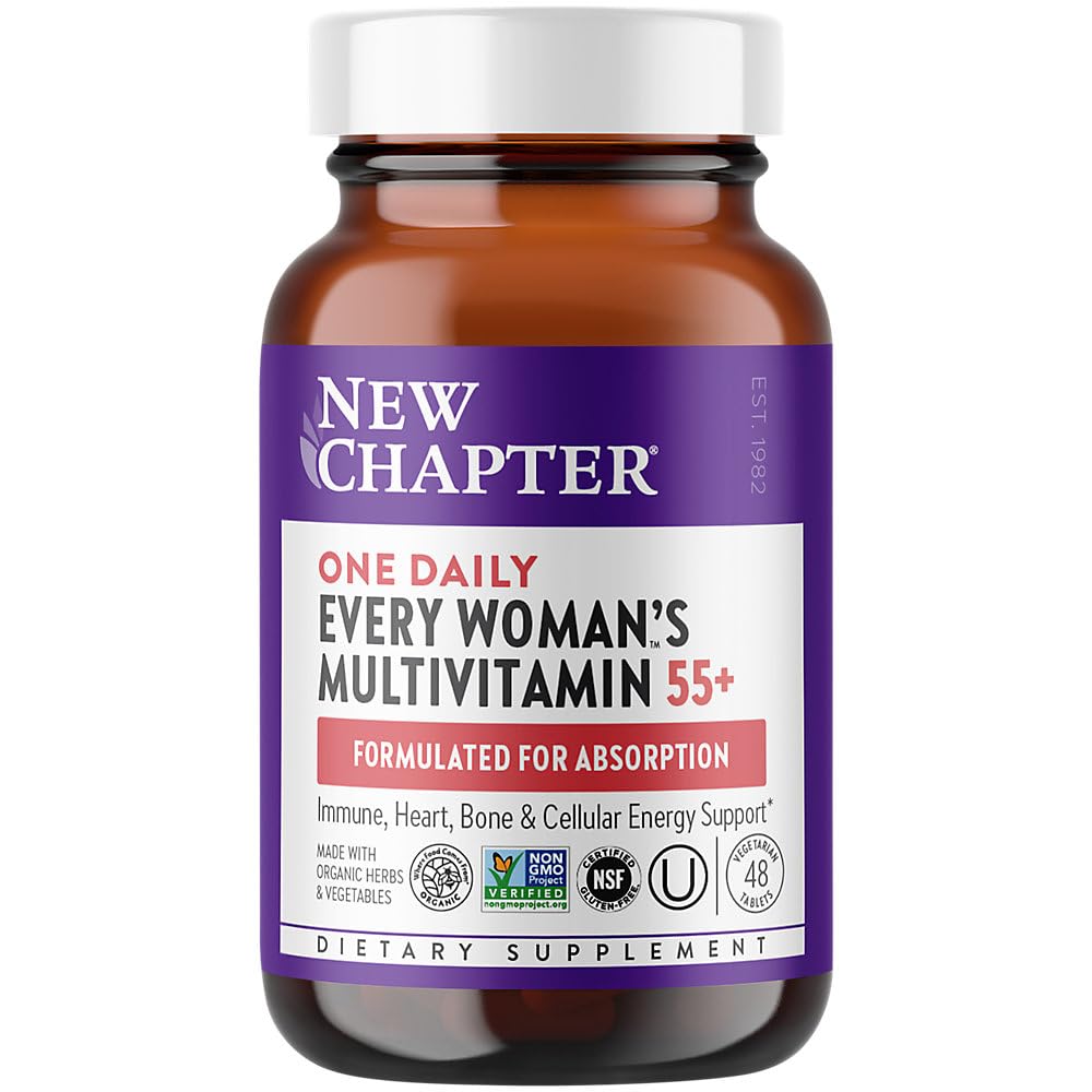 Multivitamínico New Chapter Para Mujeres Mayores De 50 Años Con Más De 20 Nutrientes, 48 Unidades - Venta Internacion